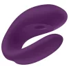 / Satisfyer Double Joy - okos, vízálló párvibrátor (lila)