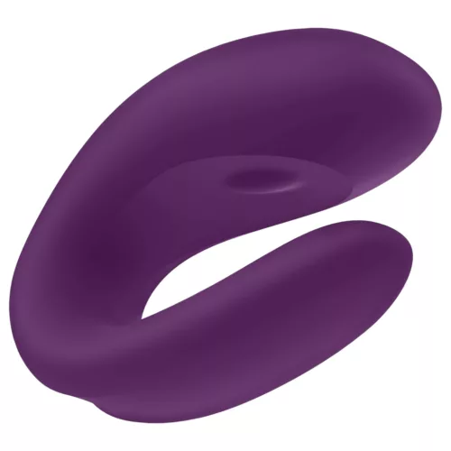 / Satisfyer Double Joy - okos, vízálló párvibrátor (lila)