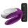 Satisfyer Double Fun – App-vezérelt párvibrátor (lila)