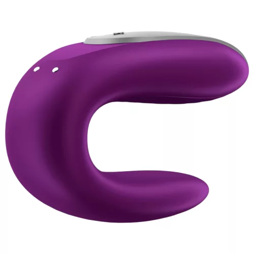 Satisfyer Double Fun – App-vezérelt párvibrátor (lila)