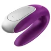 Satisfyer Double Fun – App-vezérelt párvibrátor (lila)