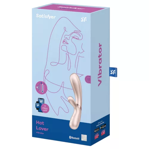 Satisfyer Hot Lover – App-vezérelt vibrátor (ezüst)