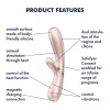 Satisfyer Hot Lover – App-vezérelt vibrátor (ezüst)