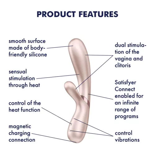 Satisfyer Hot Lover – App-vezérelt vibrátor (ezüst)
