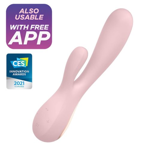 / Satisfyer Mono Flex - okos vízálló vibrátor (pink)