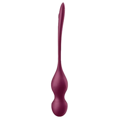 Satisfyer Love Birds Vary – App-vezérelt vibrációs gésagolyó (piros)