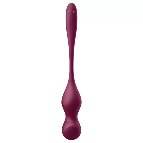 Satisfyer Love Birds Vary – App-vezérelt vibrációs gésagolyó (piros)