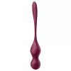 Satisfyer Love Birds Vary – App-vezérelt vibrációs gésagolyó (piros)