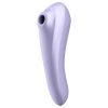 Satisfyer Dual Pleasure - okos léghullámos 2in1 vibrátor (lila)