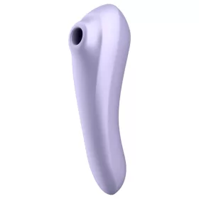   Satisfyer Dual Pleasure - App-vezérelt léghullámos 2in1 vibrátor (lila)