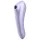 Satisfyer Dual Pleasure - App-vezérelt léghullámos 2in1 vibrátor (lila)