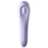 Satisfyer Dual Pleasure - App-vezérelt léghullámos 2in1 vibrátor (lila)