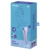 Satisfyer Dual Pleasure - App-vezérelt léghullámos 2in1 vibrátor (lila)
