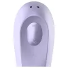 Satisfyer Dual Pleasure - App-vezérelt léghullámos 2in1 vibrátor (lila)