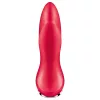 Satisfyer Rotator Plug 1 - gyöngyös anál vibrátor (piros)