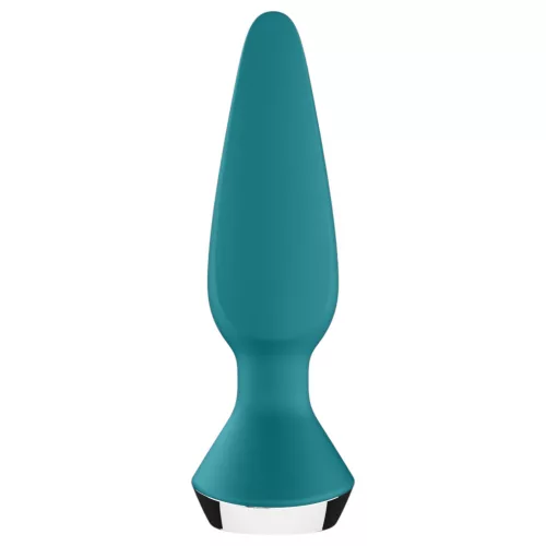 Satisfyer Plug-ilicious 1 - okos anál vibrátor (zöld)