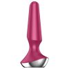 Satisfyer Plug-ilicious 2 - okos anál vibrátor (piros)