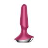 Satisfyer Plug-ilicious 2 - okos anál vibrátor (piros)