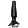 / Satisfyer Plug-ilicious 2 - okos anál vibrátor (fekete)