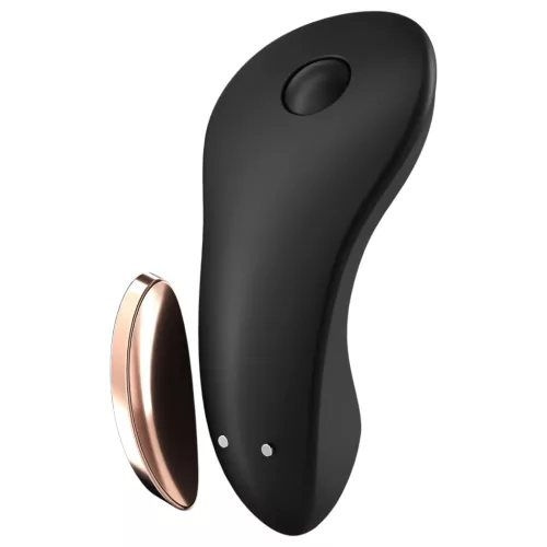 Satisfyer Little Secret - okos vízálló csikló vibrátor (fekete)