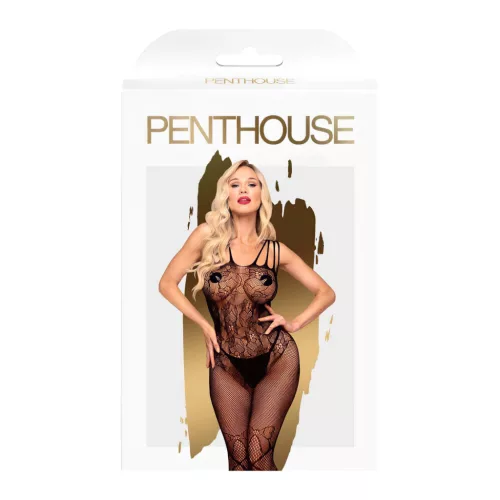Penthouse Dirty Mind - nyitott necc overál (fekete)