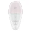 Satisfyer Supernova - akkus, léghullámos 2in1 vibrátor (fehér)