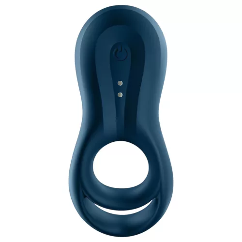 Satisfyer Epic Duo – App-vezérelt vibrációs péniszgyűrű, férfiaknak (fekete)