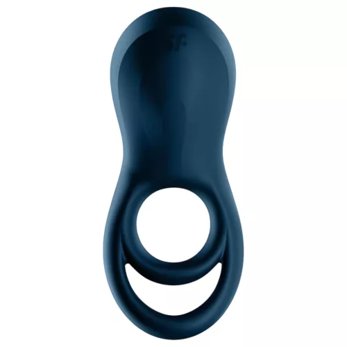 Satisfyer Epic Duo – App-vezérelt vibrációs péniszgyűrű, férfiaknak (fekete)