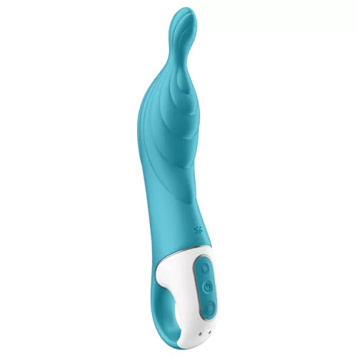 / Satisfyer A-Mazing 2 - akkus, A-pont vibrátor (türkiz)
