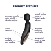 Satisfyer Wand-erland - masszírozó vibrátor (fekete)