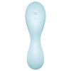 Satisfyer Curvy Trinity 5+ - okos léghullámos 2in1 vibrátor (kék)