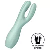 / Satisfyer Threesome 3 - akkus csikló vibrátor (menta)
