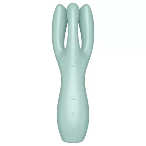 / Satisfyer Threesome 3 - akkus csikló vibrátor (menta)