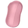 Satisfyer Cotton Candy - léghullámos csikló vibrátor (korall)