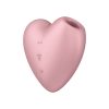 Satisfyer Cutie Heart - akkus léghullámos csiklóvibrátor (pink)