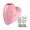 Satisfyer Cutie Heart - akkus léghullámos csiklóvibrátor (pink)