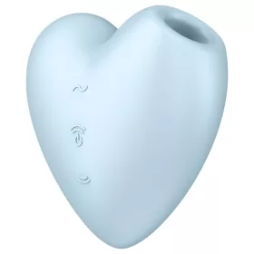   / Satisfyer Cutie Heart - akkus léghullámos csikló vibrátor (kék)