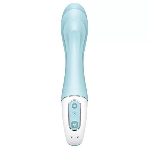 Satisfyer Air Pump Vibrator 5 – App-vezérelt (kék)