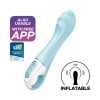 Satisfyer Air Pump Vibrator 5 - okos pumpálható vibrátor (kék)