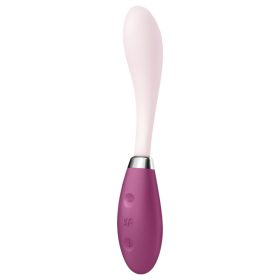  Satisfyer G-Spot Flex 3 - akkus G-pont vibrátor (pink-vörös)