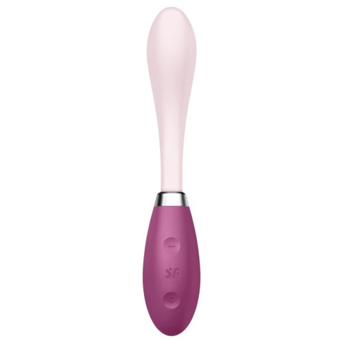 Satisfyer G-Spot Flex 3 - akkus G-pont vibrátor (pink-vörös)