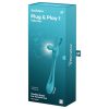 Satisfyer Plug & Play - akkus anál vibrátor és péniszgyűrű (kék)