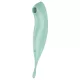 Satisfyer Twirling Pro - okos 2in1 csikló vibrátor (menta)