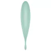 Satisfyer Twirling Pro - App-vezérelt csiklóvibrátor (menta)