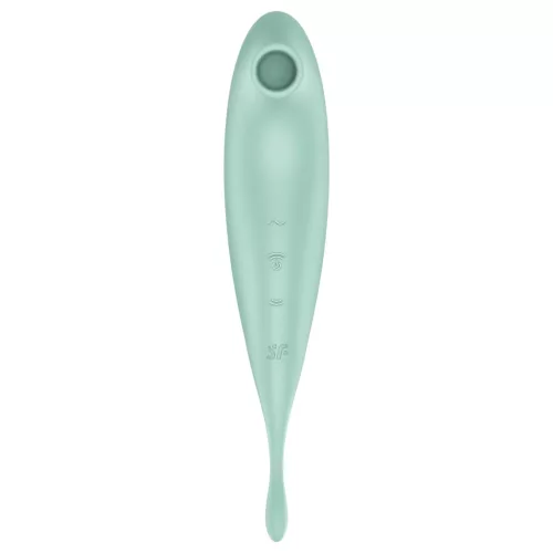Satisfyer Twirling Pro - App-vezérelt csiklóvibrátor (menta)