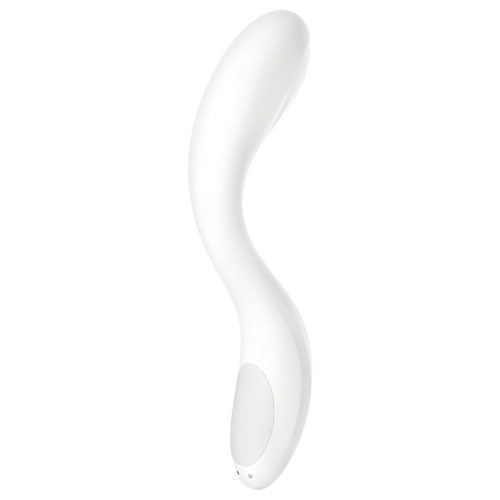 Satisfyer Rrrolling - mozgó golyós G-pont vibrátor (fehér)