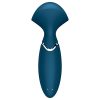 Satisfyer Mini Wand-er - vízálló masszírozó vibrátor (kék)