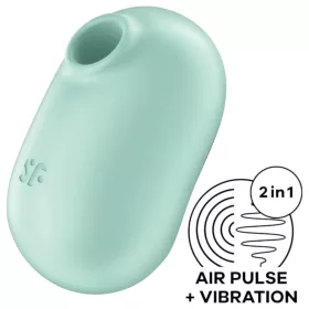   Satisfyer Pro To Go 2 - akkus, léghullámos csiklóizgató (menta)