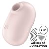 Satisfyer Pro To Go 2 - akkus, léghullámos csiklóizgató (bézs)