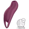 / Satisfyer Pocket Pro 1 - akkus, léghullámos csiklóizgató (lila)
